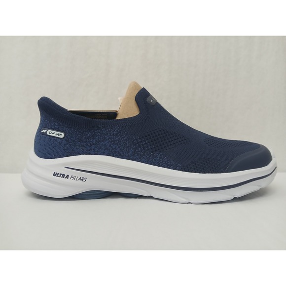 Skechers Hands Free Slip-ins GO WALK Arch Fit‎ Nova Navy Blue Shoes 8.5 Women